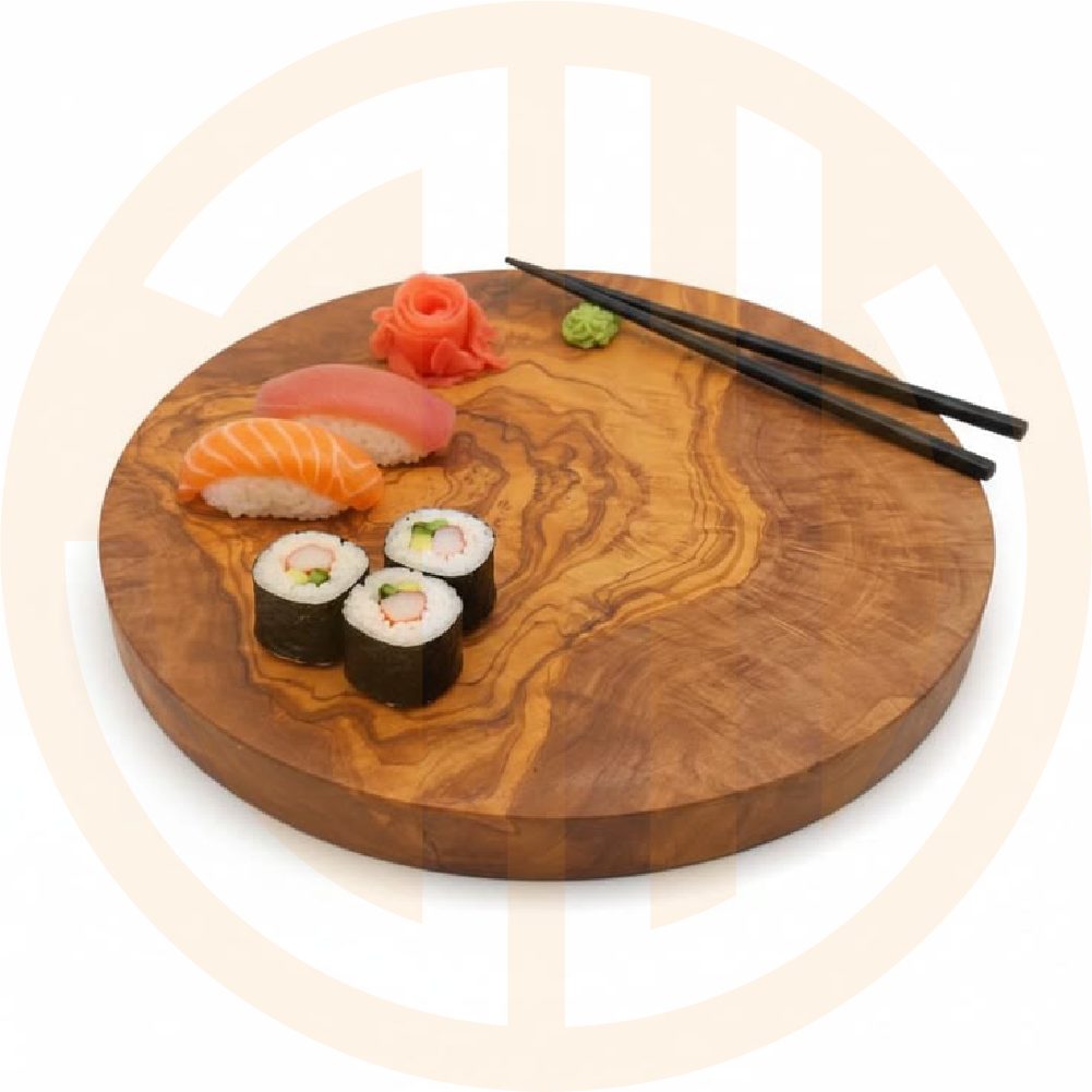 Planche de service ronde